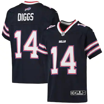 youth nike stefon diggs navy buffalo bills inverted team ga